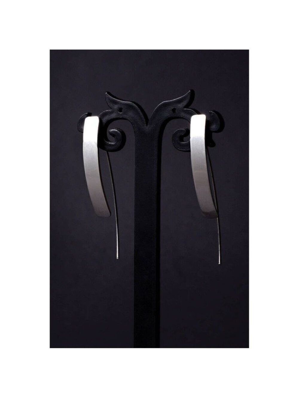 Sevya Handmade Silver Arch Fair Trade Earrings